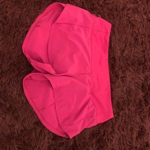 sonic pink speed up shorts 2.5 length  size 2